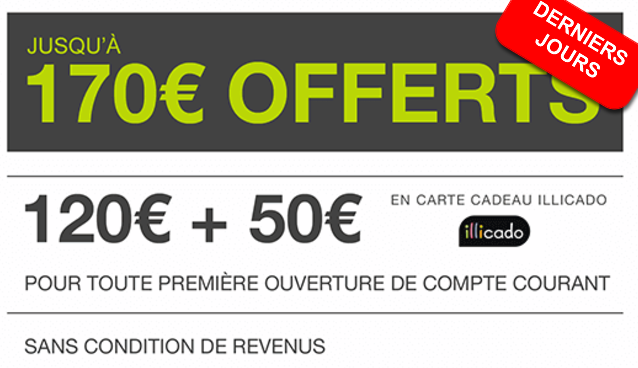 Jusqu'à 170€ offerts chez Monabanq, avec un livret épargne à 3%, derniers jours !