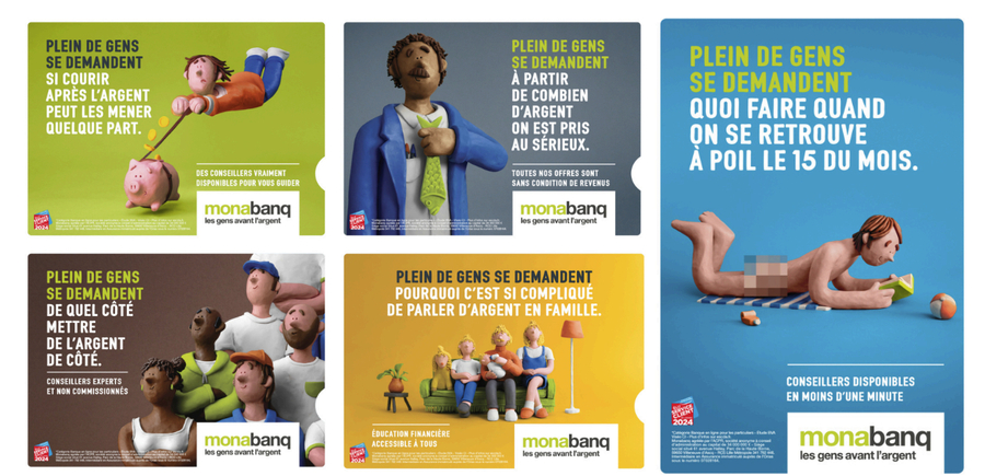 La nouvelle campagne Monabanq, réalisée à la main, en Bretagne