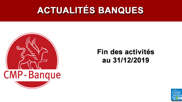 Clap de fin pour CMP-Banque, filiale bancaire du Crédit municipal de Paris