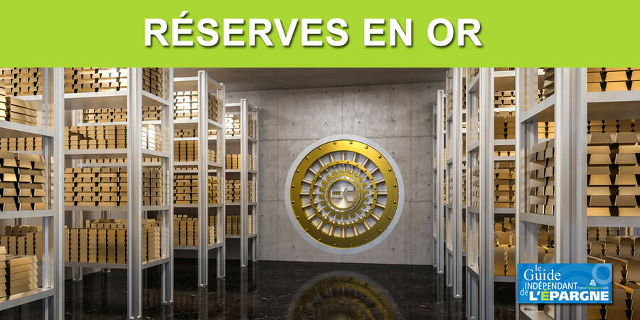 L'à‰tat franà§ais porte ses réserves en OR à plus de 120 milliards d'euros à fin octobre 2021 (+2.95%)