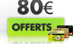 Banque en ligne : 80 €uros offerts chez Fortuneo banque, sans obligation de domiciliation bancaire !