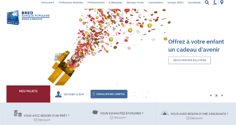 BRED : un site Internet refait de fond en comble