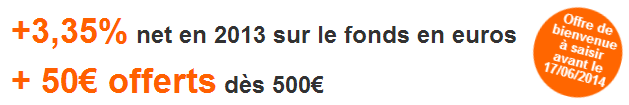 ING Direct Vie prolonge son offre de bienvenue jusqu'au 17 juin : 50â‚¬ offerts !